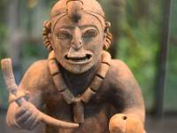 Attractive statue from museum in Quito